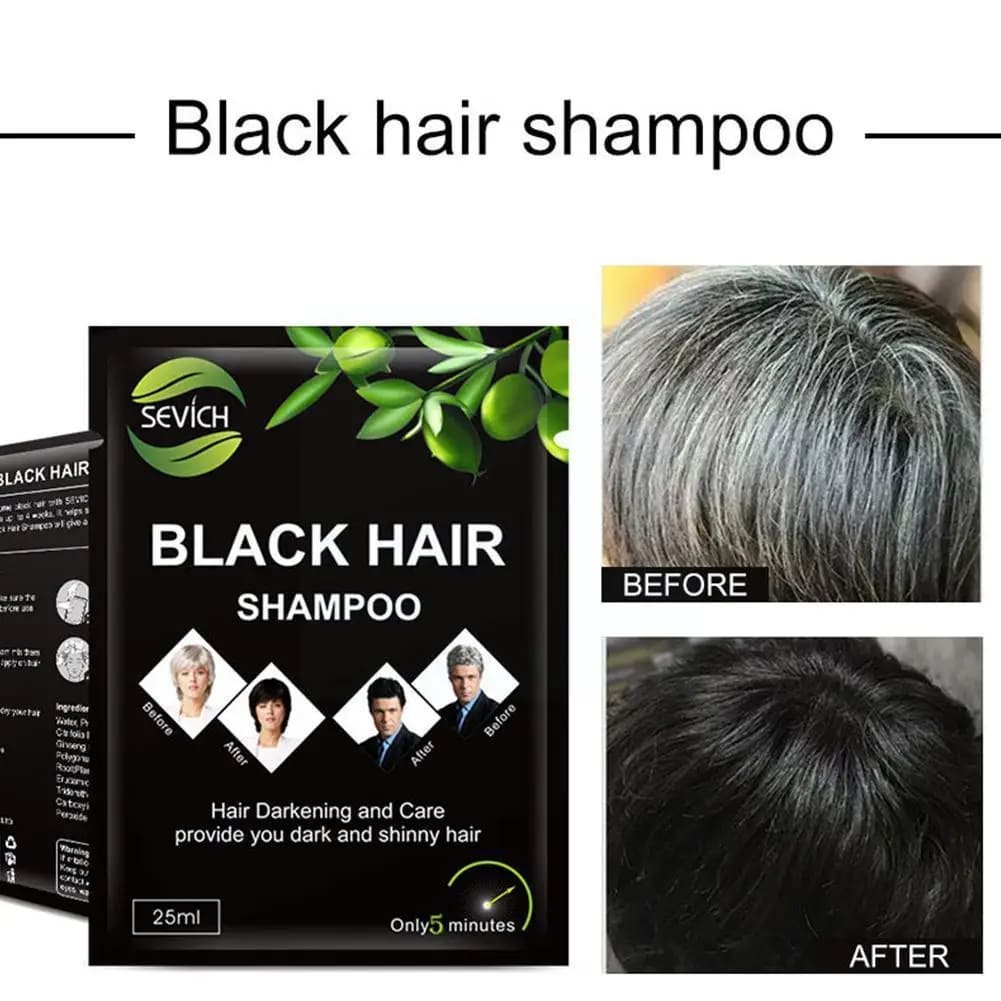 Shampoo Pinta Canas Negro BLACK HAIR™ Caja /10 Sobres Mi tienda virtual
