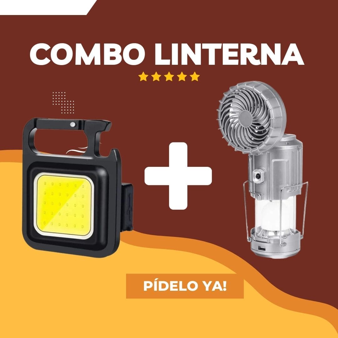 LÁMPARA PORTÁTIL SOLAR CON VENTILADOR