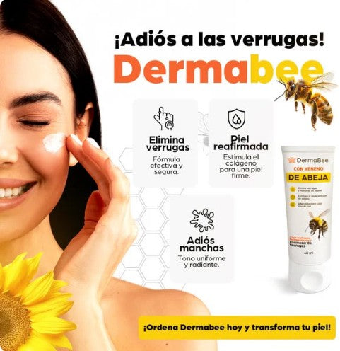 DERMABEE - CREMA TOPICA CON VENENO DE ABEJA PARA LAS MANCHAS Y VERRUGAS