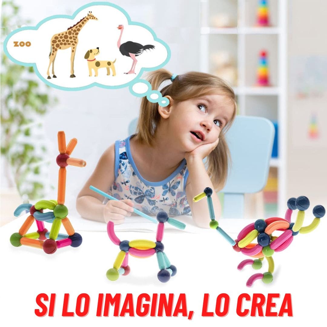 Juego de Construcción Magnético para Niños